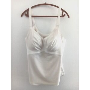 Honeylove Cami Shaper Women 2XL Liftwear Ivory Natural Bra Top Shape Wear Boning